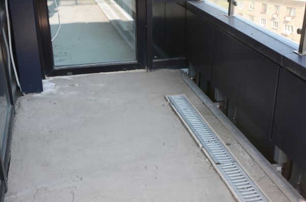 Veranda Drain Installation in Lansdale